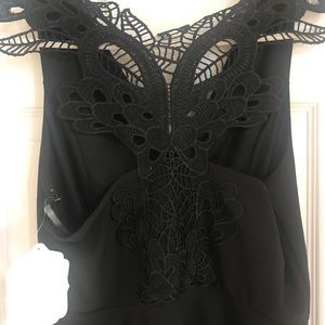 Black cocktail dress